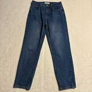 We The Free People Womens Straight Leg‎ Demin Jeans Size 27 High Waisted Medium